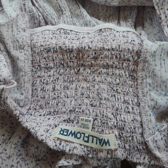 Floral Print Babydoll Adjustable Strap Dress in 2X - Picture 10 of 13